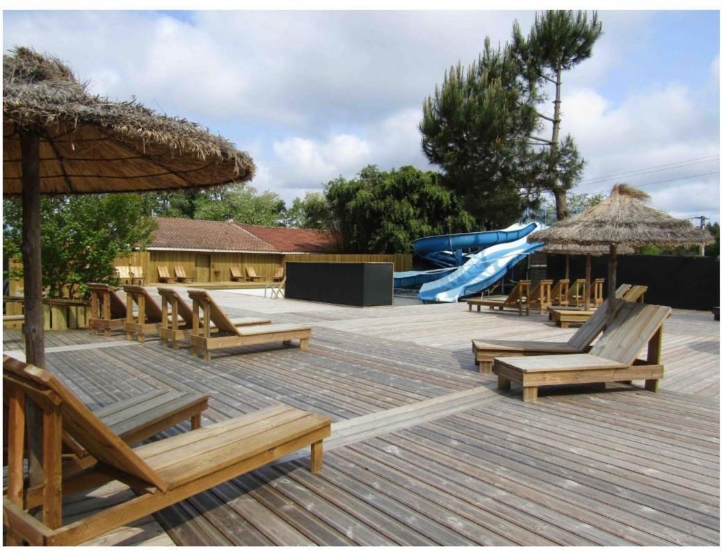 Mammiehome - 6 Places - Mimizan - Camping La Lande Mimizan-Plage Exterior foto
